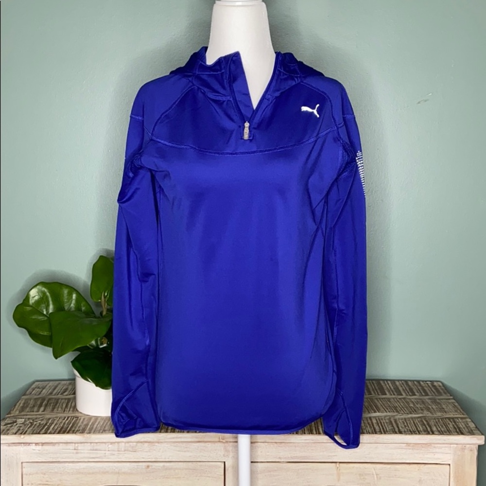 Puma Cobalt Blue Women’s Hooded Pullover M